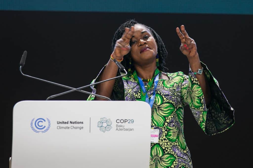 Peoples Plenary at COP29.