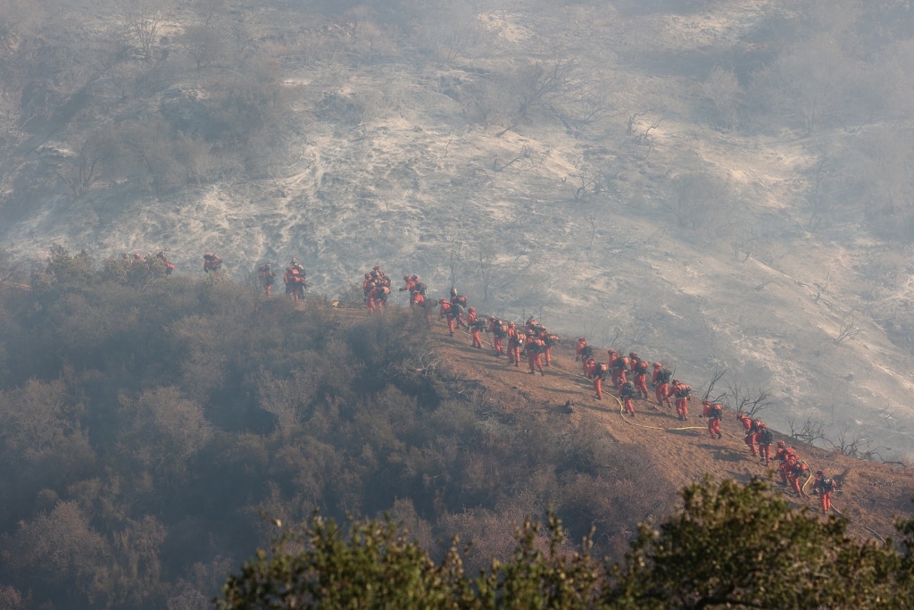 The Palisades Fire, Los Angelas, January 2025.