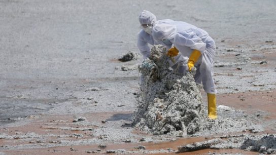 Sinking of Sri Lanka Cargo Ship Stokes Fears of Oil Spill Catastrophe