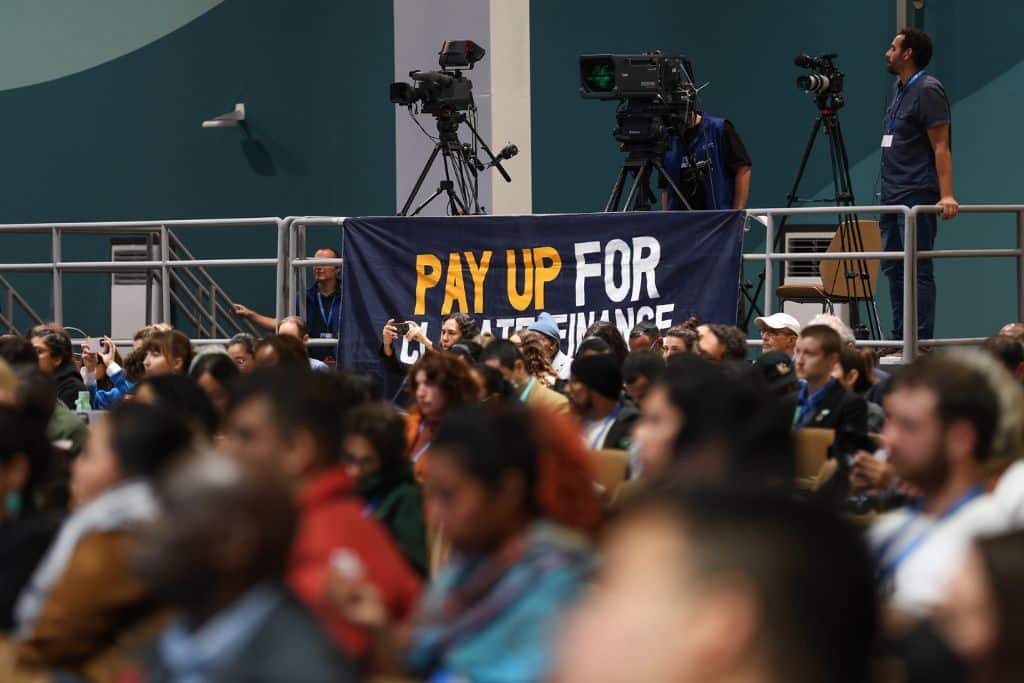 Peoples Plenary at COP29.