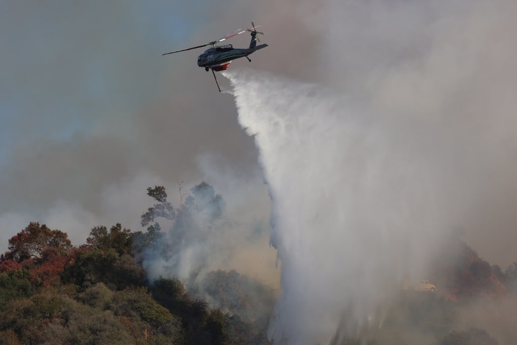 The Palisades Fire, Los Angelas, January 2025.