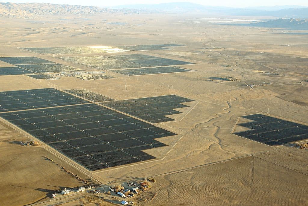 Carrizo Valley solar farm in California.