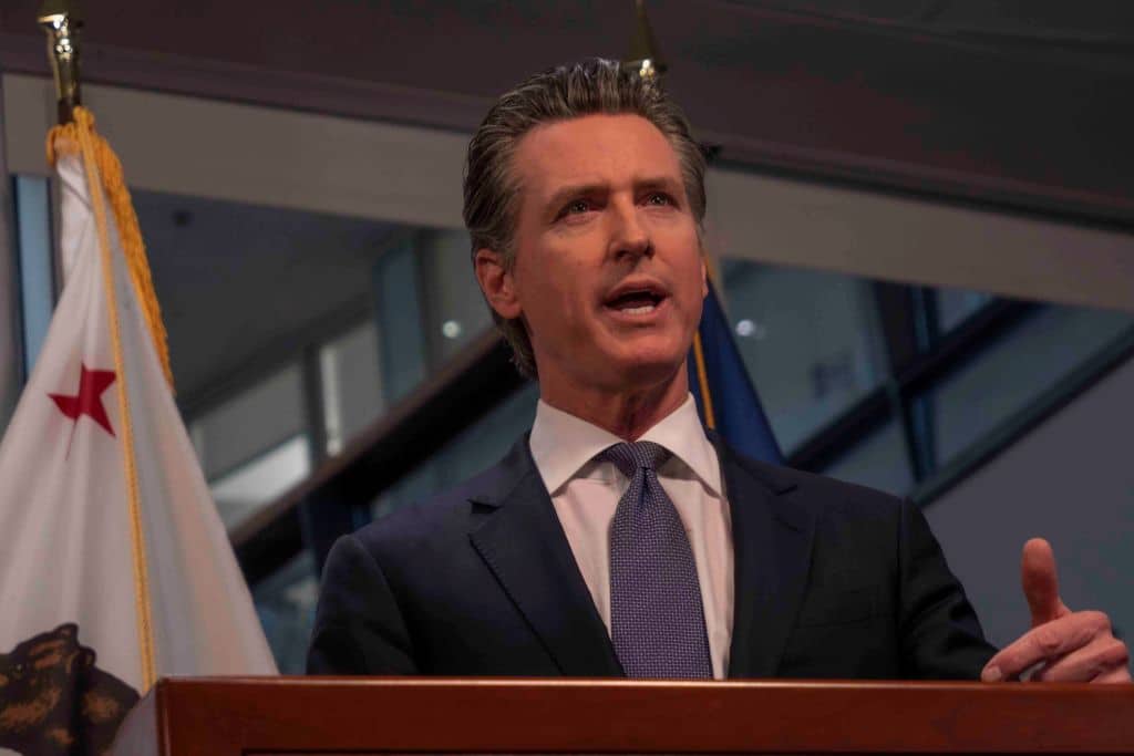 California Governor Gavin Newsom.