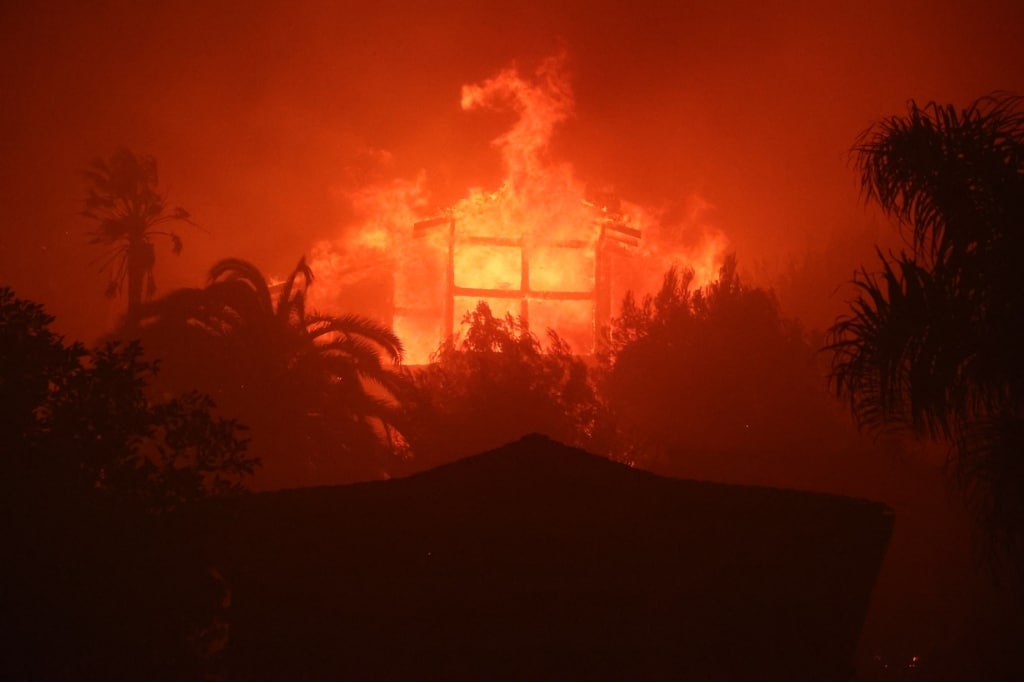 The Palisades Fire, Los Angelas, January 2025.