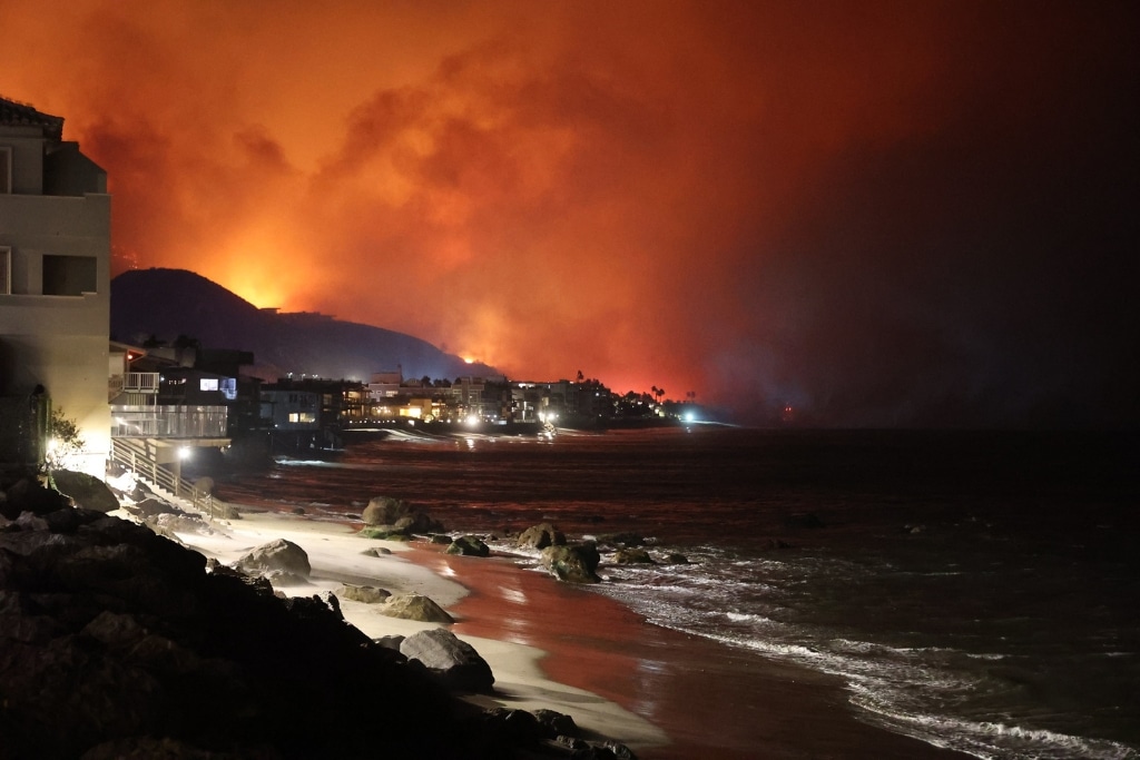 At Least 5 Dead, 70,000 Evacuated Amid Historic Blazes in Drought-Stricken LA