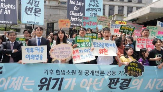 South Korean Youth Scores Historic Climate Victory, Setting Important Precedent for Climate Litigation in Asia