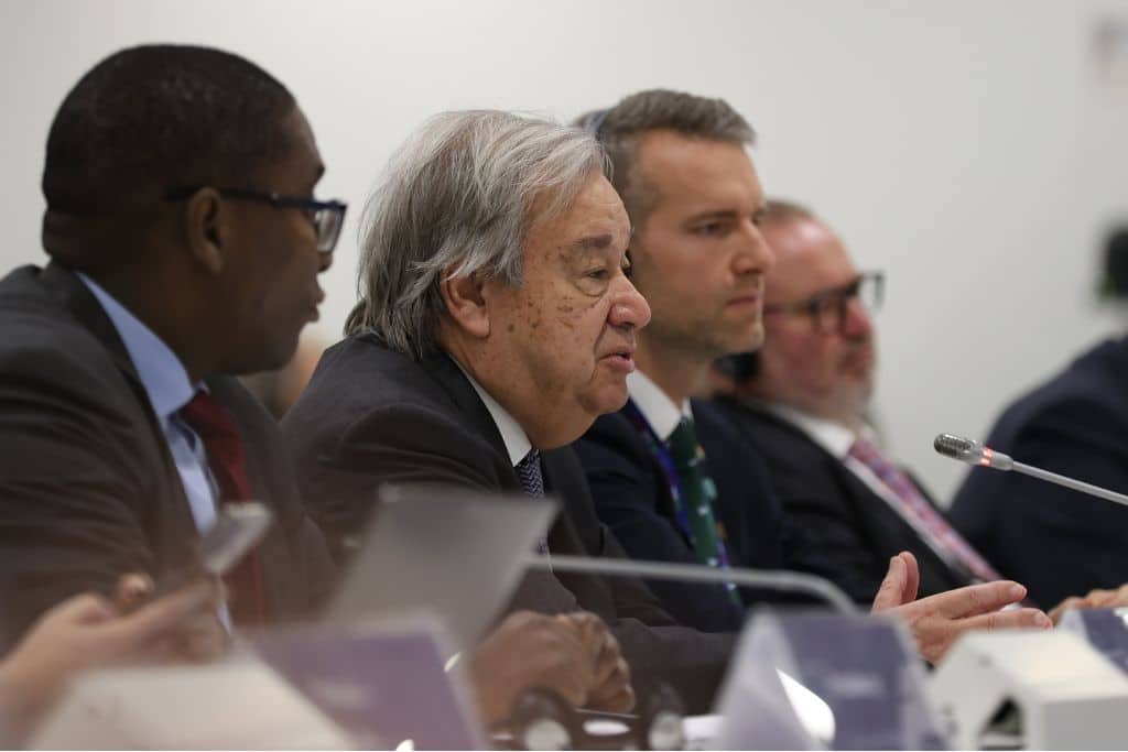 UN Secretary-General Meeting with the EU at COP29.