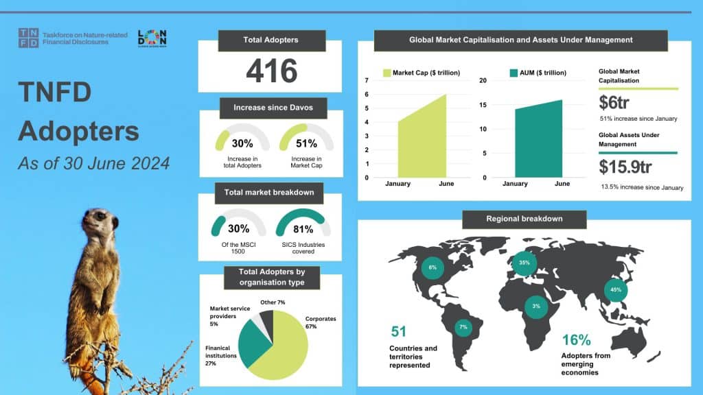 TNFD adopters; corporate reporting