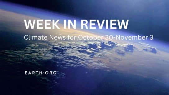 Week in Review: Top Climate News for October 20-November 3