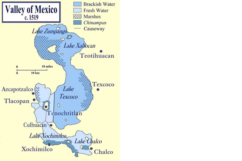 The Valley of Mexico prior to the arrival of Spanish conquistadors